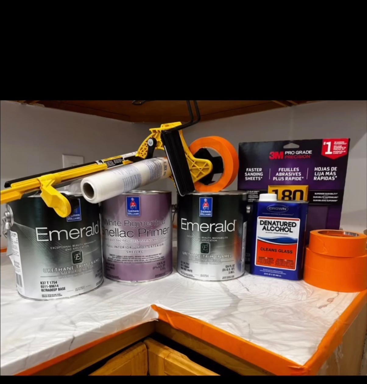 Professional paint and preparation materials